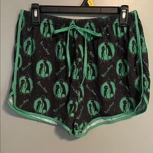 ROMWE Rick & Morty Pajama Shorts
